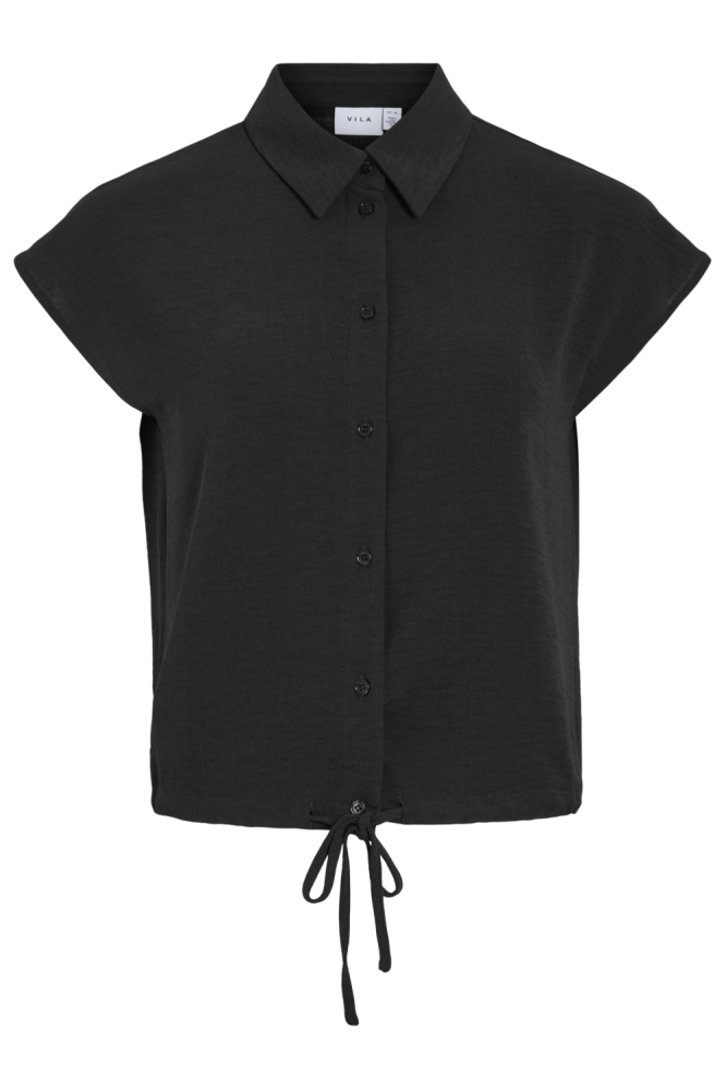 VISURASHIL S/S SHORT SHIRT/PB 14108930 BLACK BEAUTY